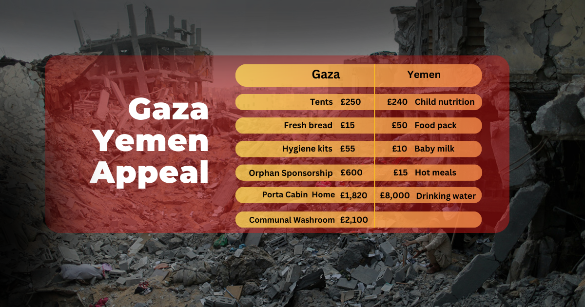 Gaza Yemen appeal
