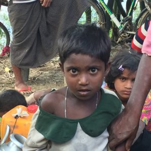 Rohingya appeal - small girl