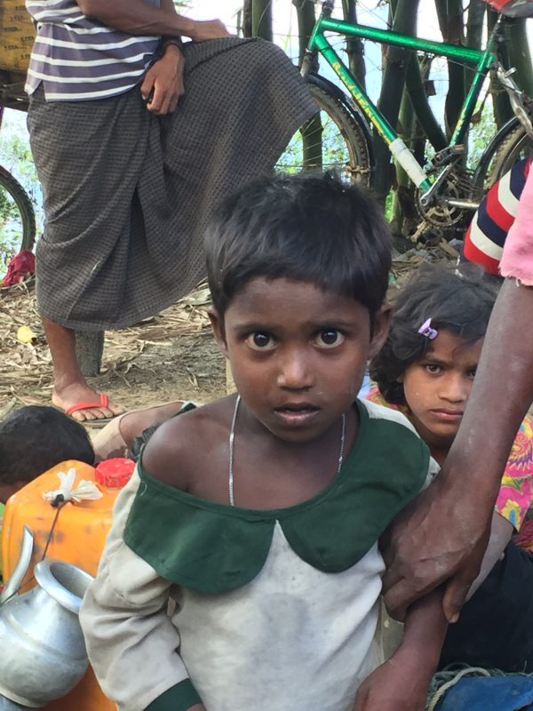 Rohingya appeal - small girl